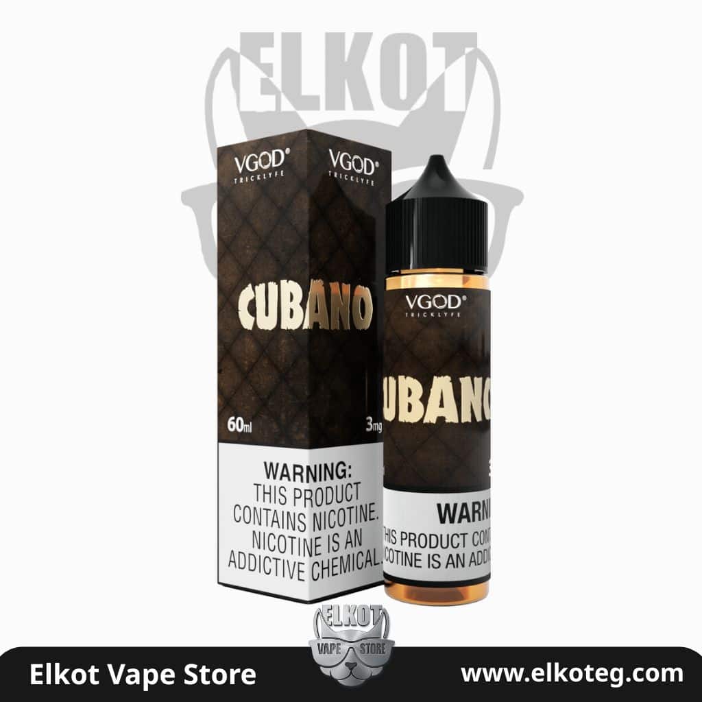 Vgod Dry Tobacco 60Ml Freebase – Premium Classic Tobacco E-Liquid | فيب مصر - Elkot Store Vgod Cubano Brown E-Juice 60Ml