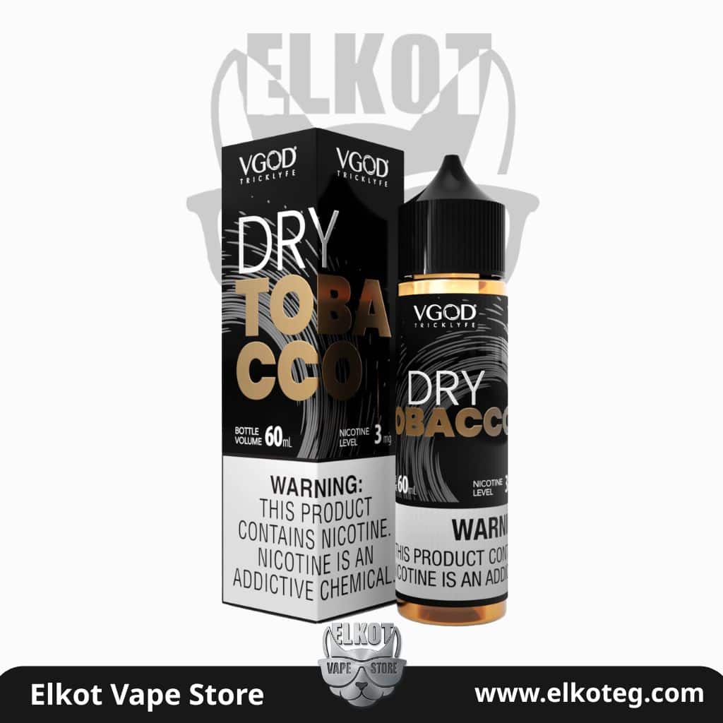 Vgod Dry Tobacco 60Ml Freebase – Premium Classic Tobacco E-Liquid | فيب مصر - Elkot Store Vgod Dry Tobacco 60Ml Freebase Bottle – Premium Classic Tobacco E-Liquid