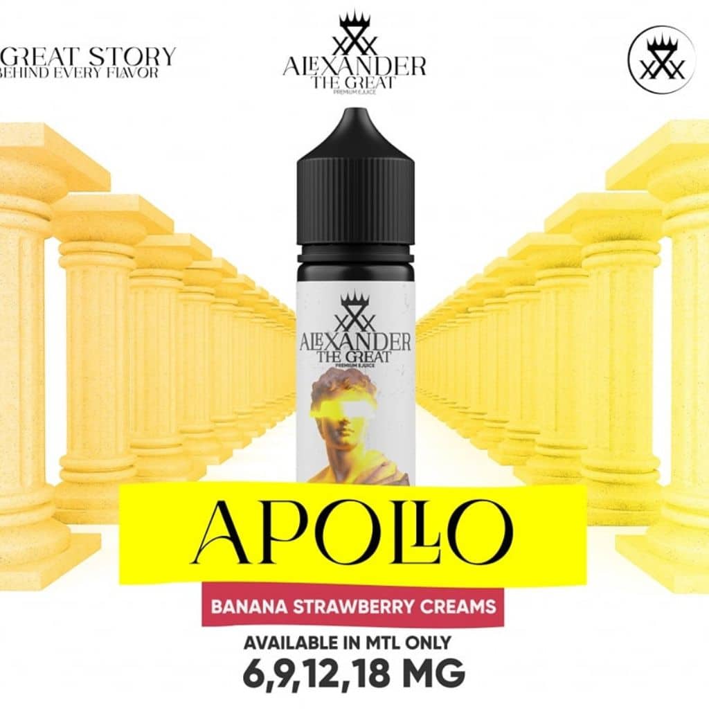 Alexander Apollo 60Ml Mtl | فيب مصر - Elkot Store Alexander Apollo 60Ml Mtl