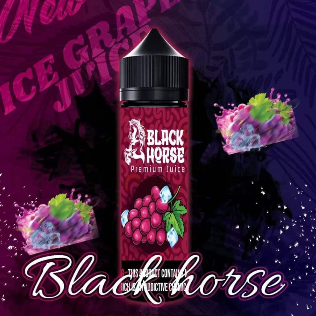 Black Horse - 60Ml Grape Ice | فيب مصر - Elkot Store Black Horse - 60Ml Grape Ice
