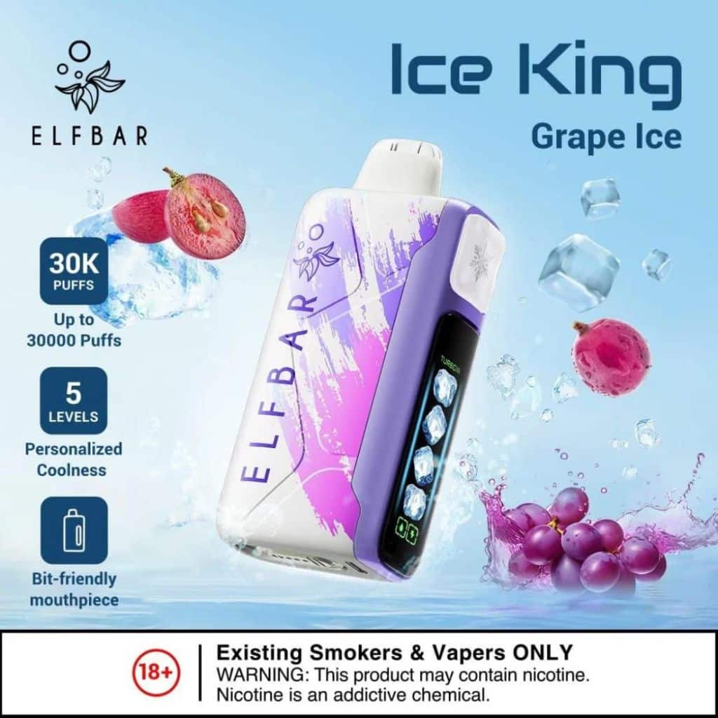 Vozol Vs Elf Bar أيهما أفضل لك؟ | مواصفات و اسعار | فيب مصر - Elkot Store Elfbar Ice King 30K Puffs 50Mg Disposable | ديسبوسيبل الفبار ايس كينج 30 الف بف