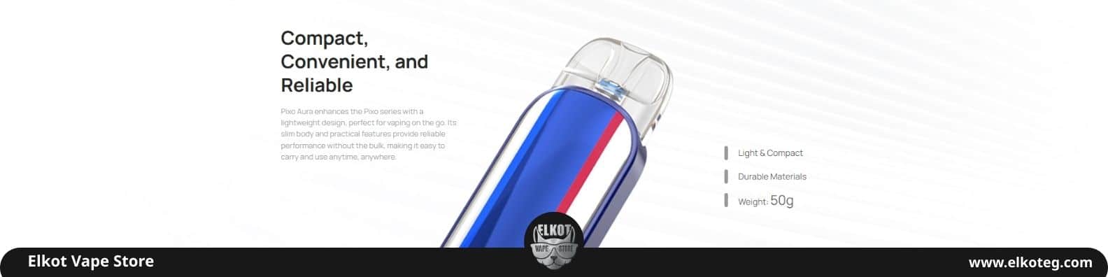 Aspire Pixo Aura اسباير بيكسو اورا | فيب مصر - Elkot Store Aspire Pixo Aura - Pod Device