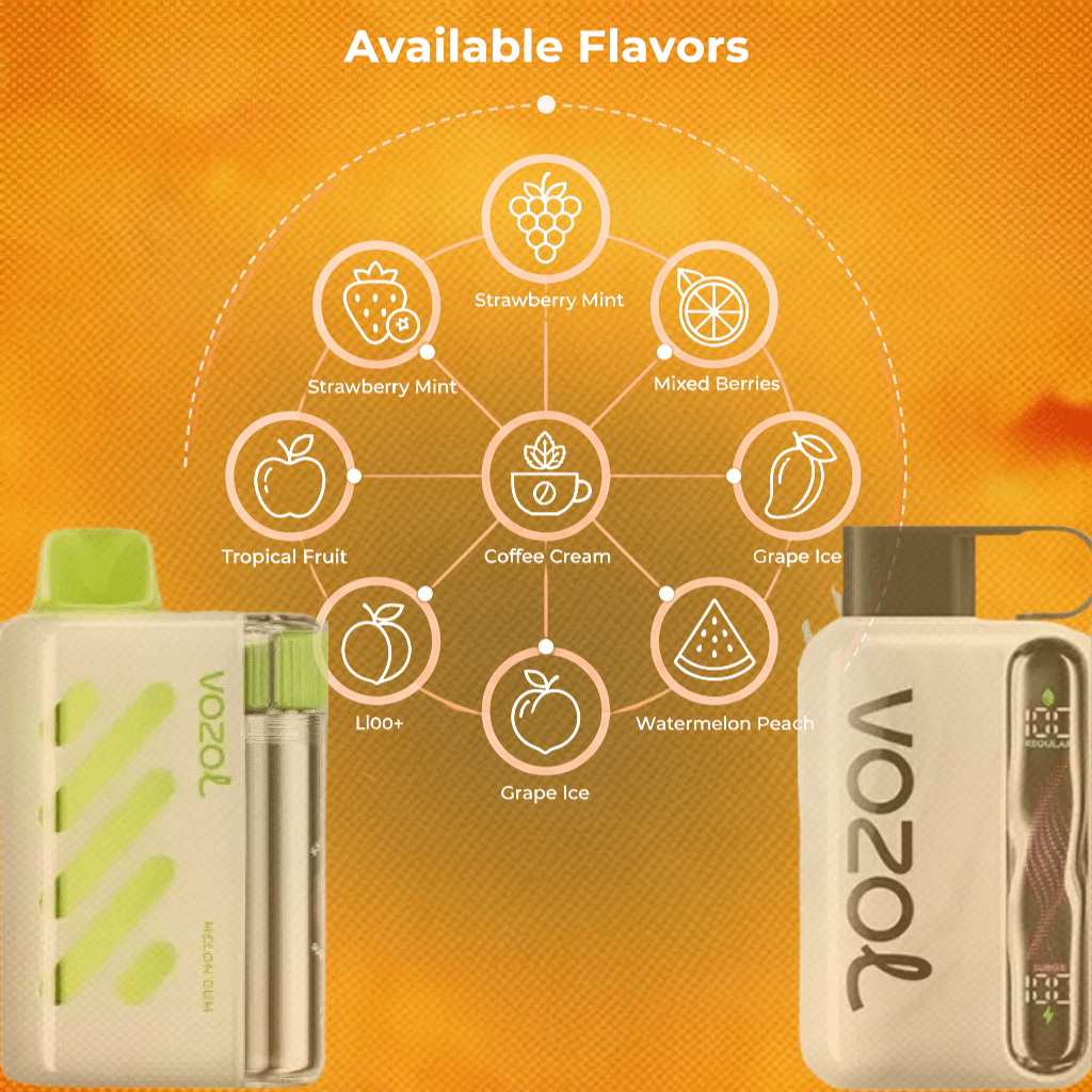 النكهات المتوفرة