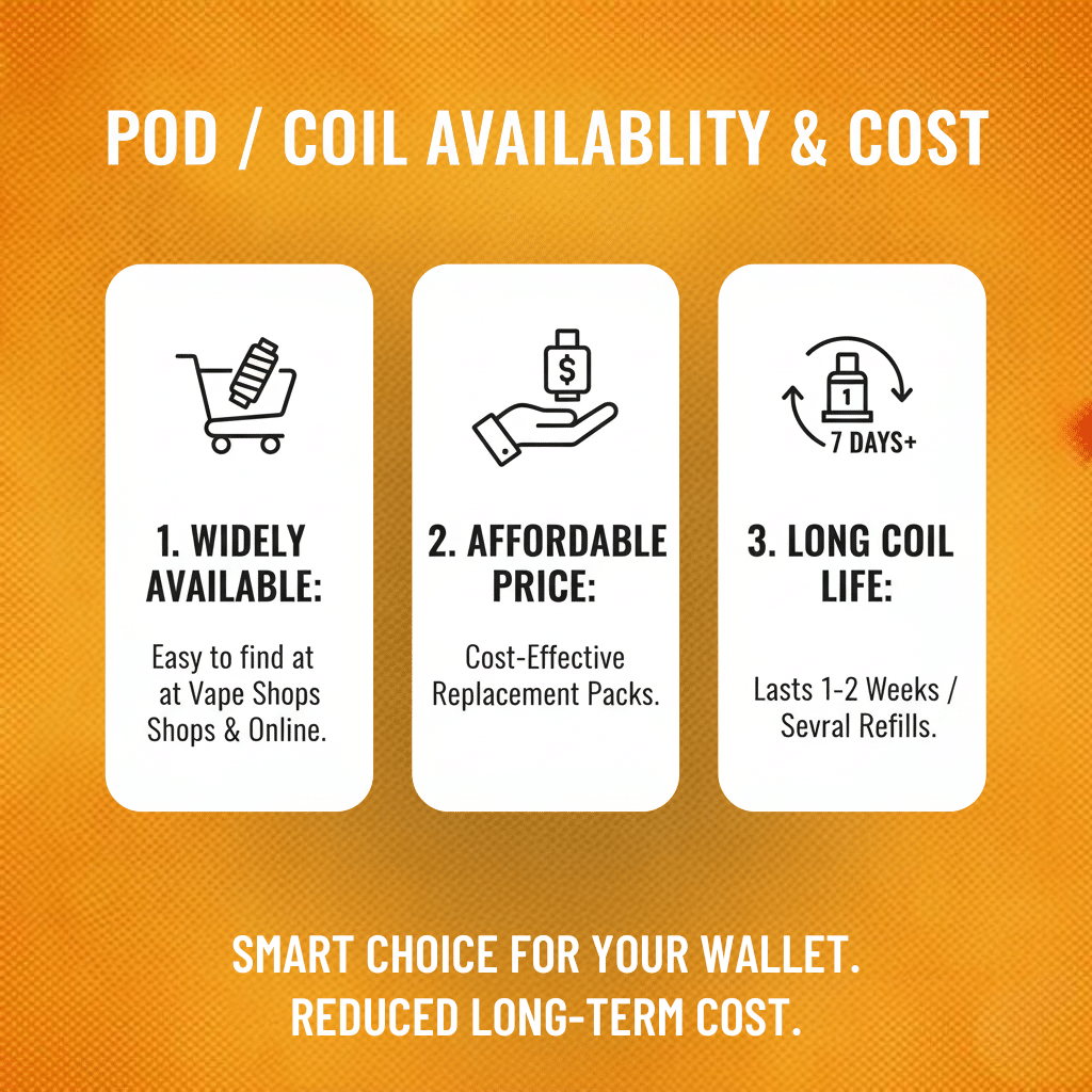 Pod / Coil Availability &Amp; Cost