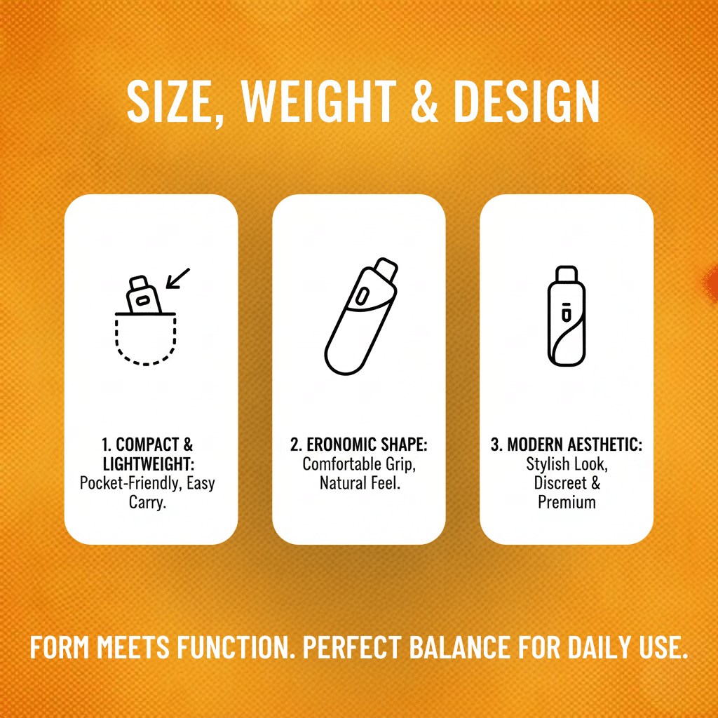 Size, Weight &Amp; Design