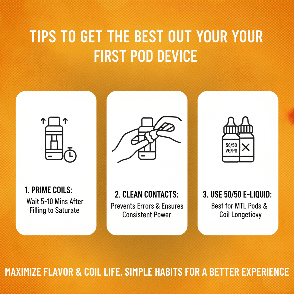 Tips To Get The Best Out Of Your First Pod Device