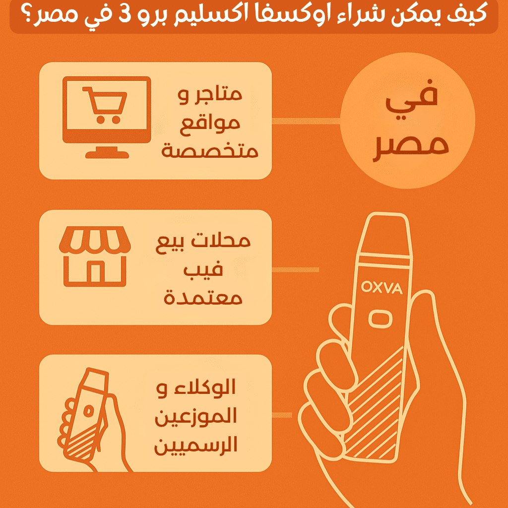 كيف يحسن اوكسفا اكسليم برو 3 تجربة المستخدمين في 2025 | فيب مصر - Elkot Store كيف يمكن شراء اوكسفا اكسليم برو 3 في مصر؟