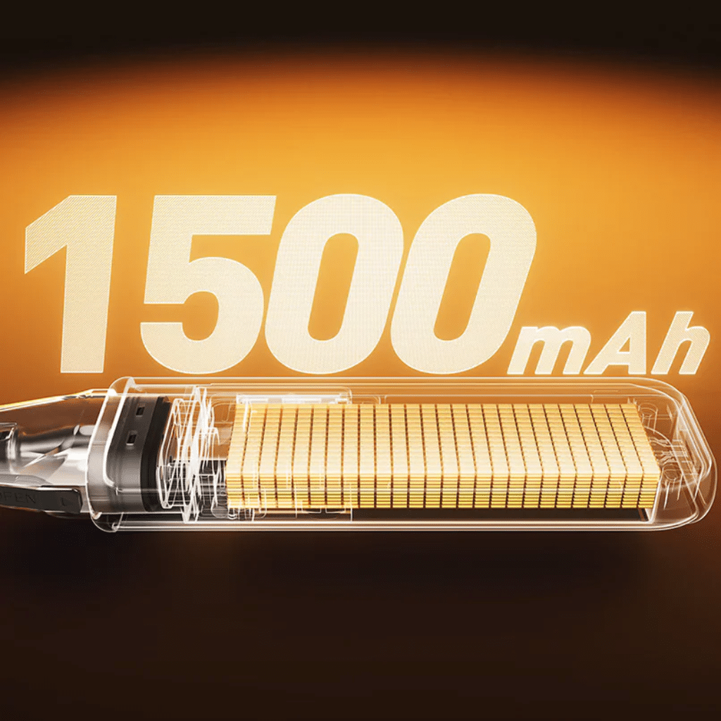 بطارية 1500 مللي أمبير و الشحن السريع 2A