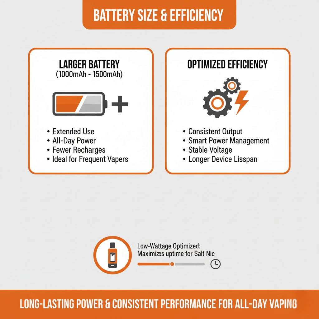 Battery Size &Amp; Efficiency
