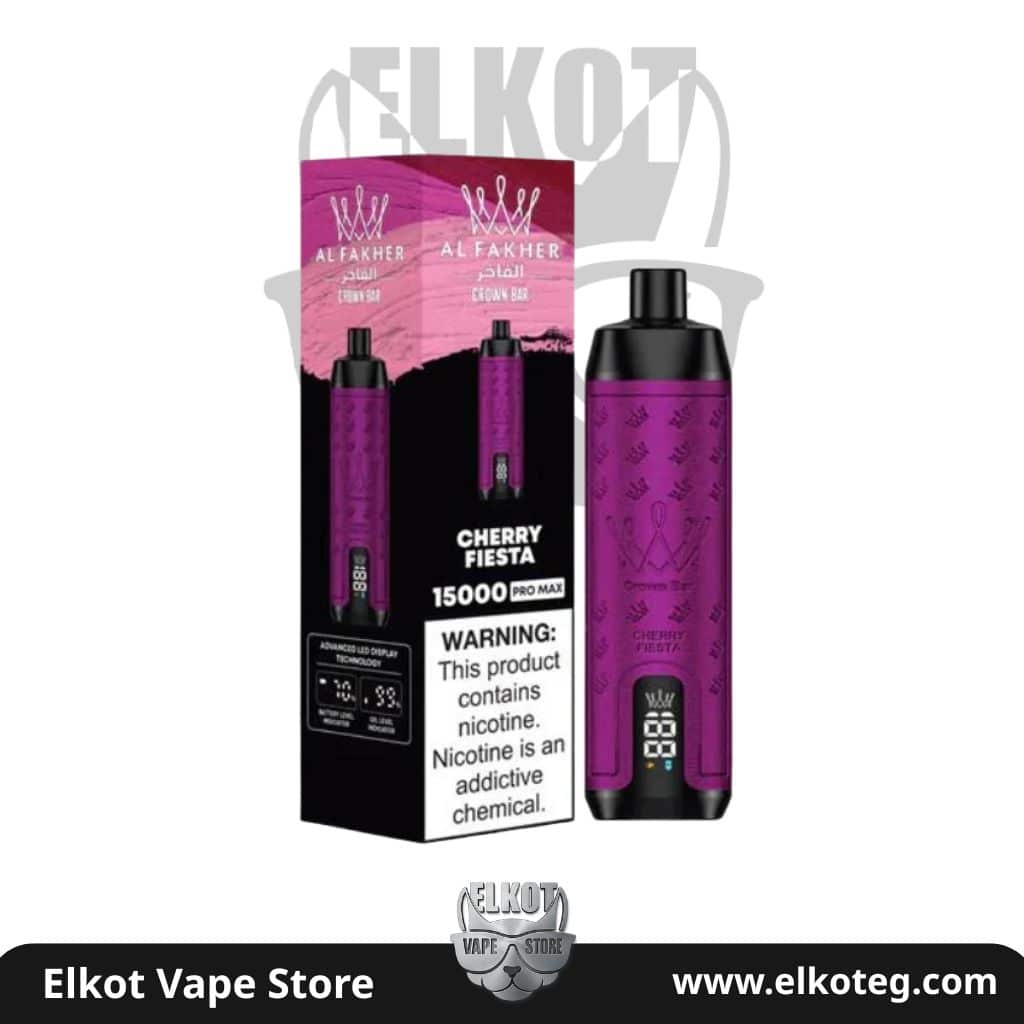 مقارنة بين ديسبوسيبل 30000 و 10000 سحبة: أيهما أفضل قيمة مقابل سعر؟ | فيب مصر - Elkot Store Alfakher Crown Bar Disposable 15K | ديسبوسيبل الفاخر كراون بار