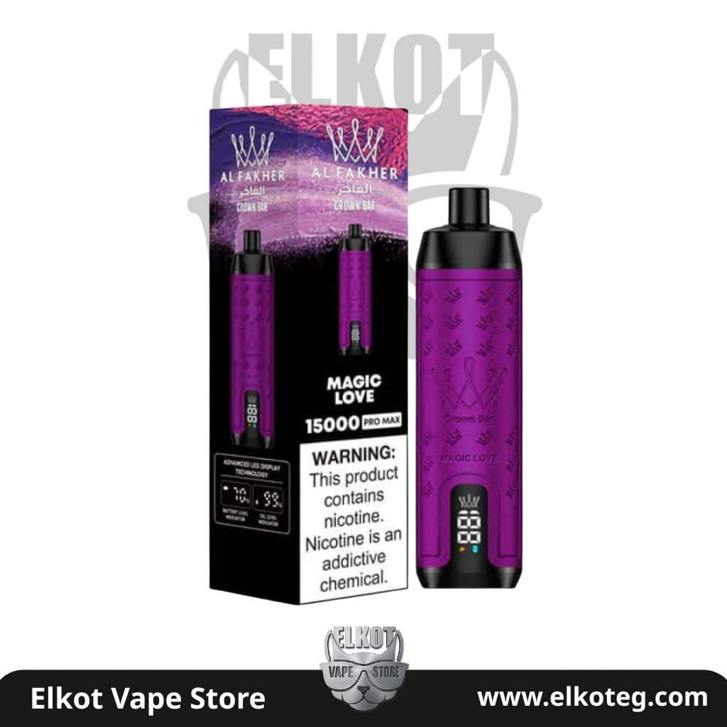 مقارنة بين ديسبوسيبل 30000 و 10000 سحبة: أيهما أفضل قيمة مقابل سعر؟ | فيب مصر - Elkot Store Alfakher Crown Bar Disposable 15K | ديسبوسيبل الفاخر كراون بار