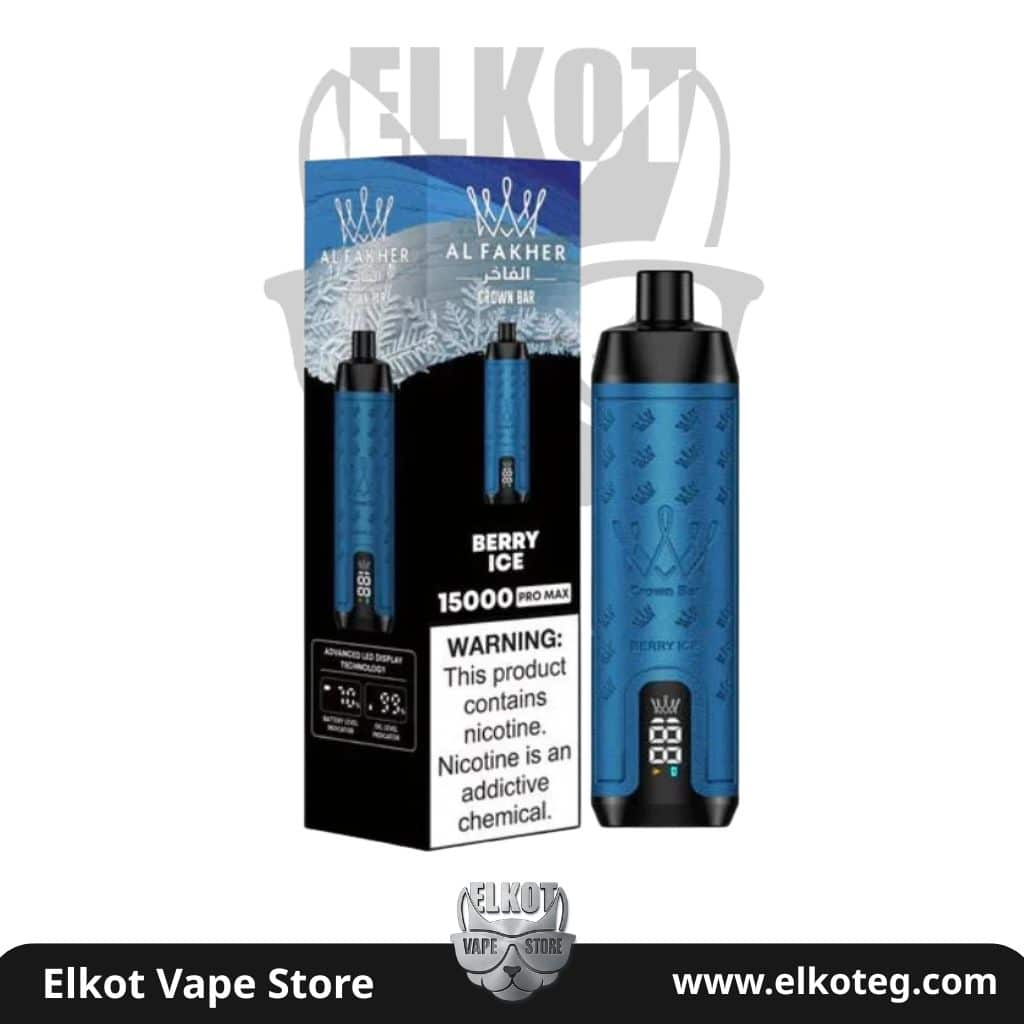 مقارنة بين ديسبوسيبل 30000 و 10000 سحبة: أيهما أفضل قيمة مقابل سعر؟ | فيب مصر - Elkot Store Alfakher Crown Bar Disposable 15K | ديسبوسيبل الفاخر كراون بار