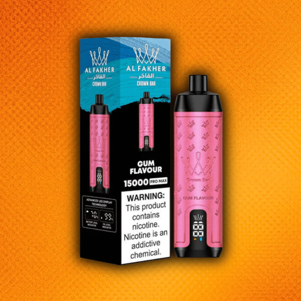 الفاخر كراون بار 15000 سحبة | مراجعة شاملة المميزات والعيوب | فيب مصر - Elkot Store شاشة العرض في جهاز الفاخر