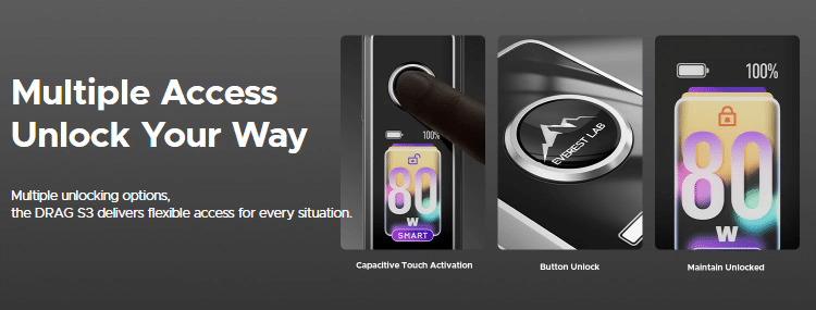 دراج S3 | اقوى بود مود 2025 | Best Pod Mod 2025 | فيب مصر - Elkot Store الأمان والابتكار: المستشعر فتح القفل باللمس وحماية دراج S3