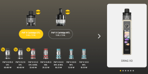 Voopoo Drag X3 Pod Mod Kit | فيب مصر - Elkot Store Voopoo Drag X3 Pod Mod Kit