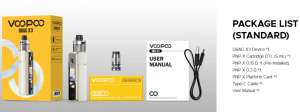 Voopoo Drag X3 Pod Mod Kit | فيب مصر - Elkot Store Voopoo Drag X3 Pod Mod Kit