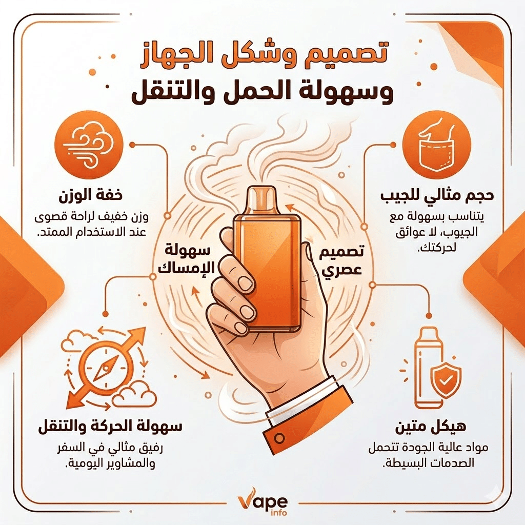 مقارنة بين ديسبوسيبل 30000 و 10000 سحبة: أيهما أفضل قيمة مقابل سعر؟ | فيب مصر - Elkot Store تصميم وشكل الجهاز وسهولة الحمل والتنقل