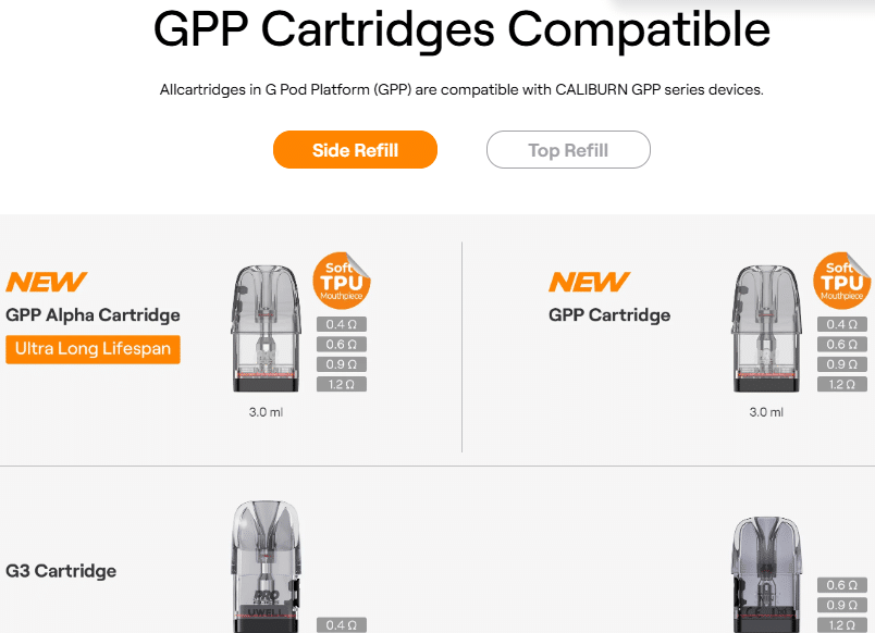 مواصفات كاليبرن G5 : مراجعة شاملة لجهاز Caliburn G5 بود 2026 | فيب مصر - Elkot Store التوافق مع بودات Gpp