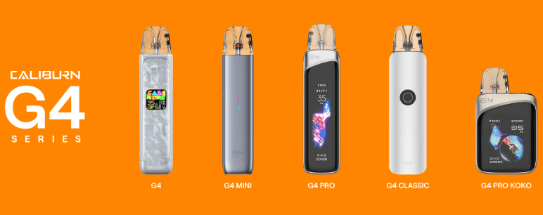 مواصفات كاليبرن G5 : مراجعة شاملة لجهاز Caliburn G5 بود 2026 | فيب مصر - Elkot Store مقارنة شاملة بين كاليبرن G5 وإصدار كاليبرن G4