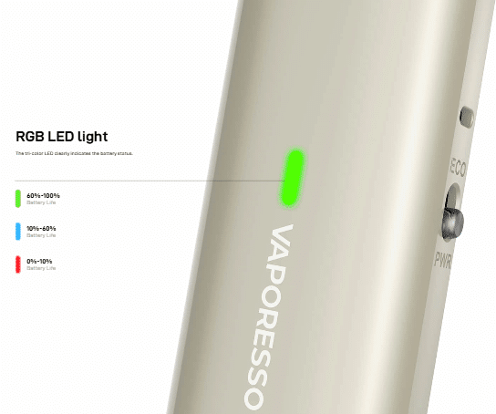 فابريسو Vibe Se 2 | مراجعة شاملة لجهاز فابريسو فايب إس إي 2 بود 2026 | فيب مصر - Elkot Store مؤشرات الإضاءة الذكية وحالة البطارية في فابريسو Vibe Se 2