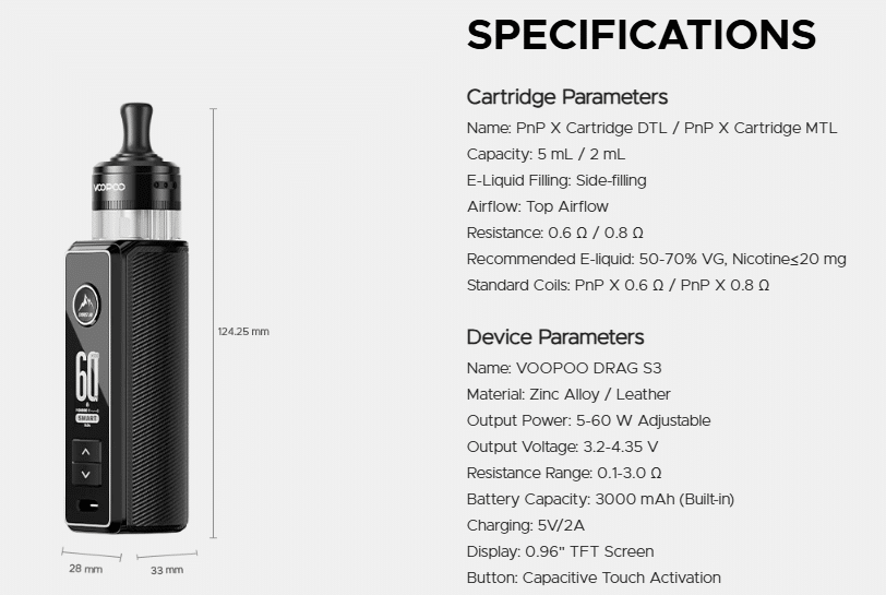 Voopoo Drag S3 | دراج اس 3 بود مود | Best Price at Elkot