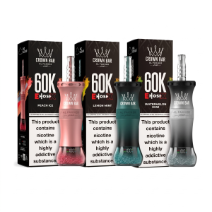 Elfakher Crown Bar 60K 6 Dl | شيشة الفاخر كراون بار 60 الف بف | فيب مصر - Elkot Store Elfakher Crown Bar 60K 6 Dl