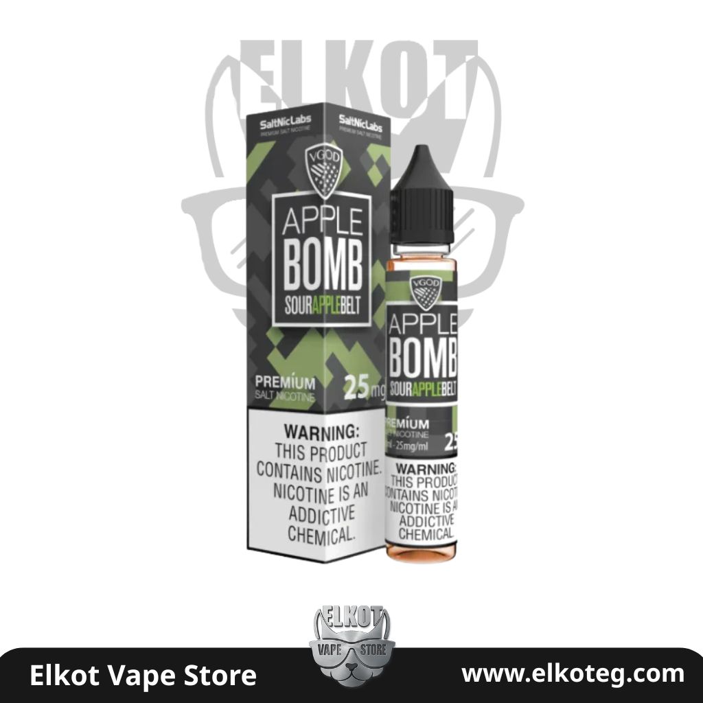 Vgod - Apple Bomb 30Ml | فيب مصر - Elkot Store Vgod - Apple Bomb 30Ml