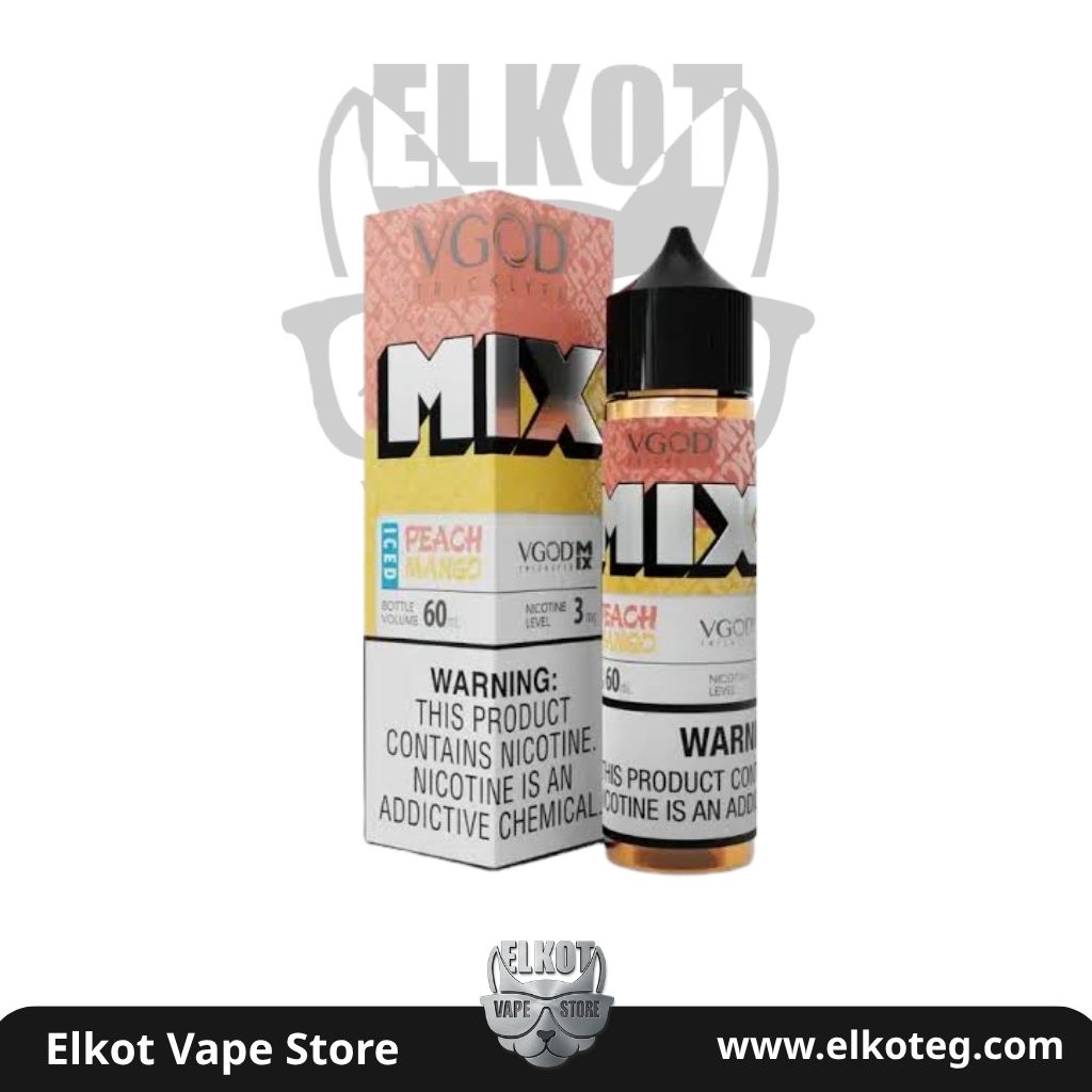 Vgod Peach Mango E-Juice 60Ml | فيب مصر - Elkot Store Vgod Peach Mango E-Juice 60Ml